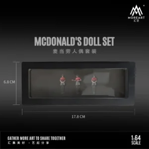 [Figure] MoreArt: 1:64 Car Assembly Scenes Series Model  Car Model Parking Lot for Display /Gifts/Collection