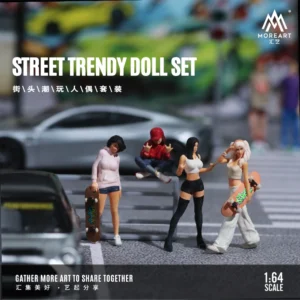 More Art 1:64 Street Fashion Play Action Figure Doll Set For Display & Collection & Gift