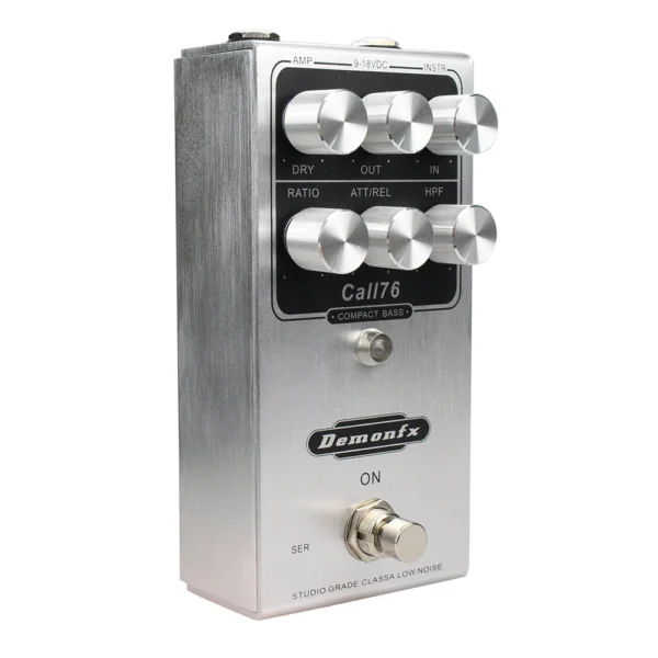 Demonfx CALL76 Based on Origin Effcts CALL76 Compact Bass The CALL76 Compact Compact Basss Guitar Effect Pedal Compressor