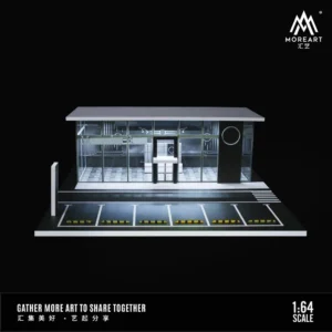 [Benz] MoreArt 1:64 Car Showroom Miniature Landscape Car Theme Diorama Car Parking Lot Car Display/Collecction