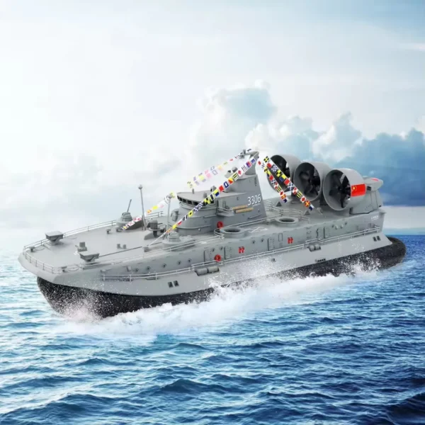 Hg C201 1/110 Buffalo Brushless Hovercraft Remote Control Ship Large Racing Landing Ship Amphibious - Image 7