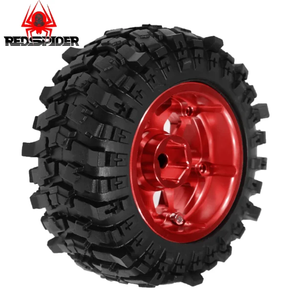 1.9 Tires OD 88mm Mounted on 1.9 Beadlock Wheels Rims for /12 Crawler Car MJX H12Y+ MN 128 MN 82S LC79 MN 82 - Image 4