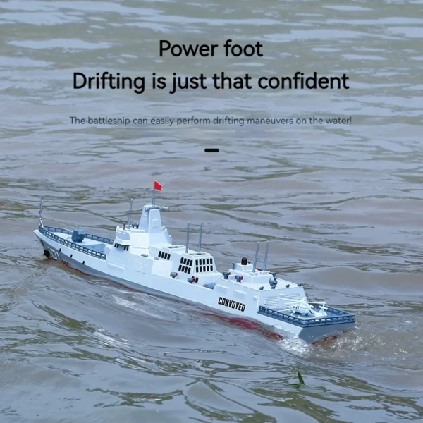 Jy 9803 Submersible Remote Control Warship Simulation Destroyer Electric Military Model Dual Motor Design For Toys & Hobbies - Image 5