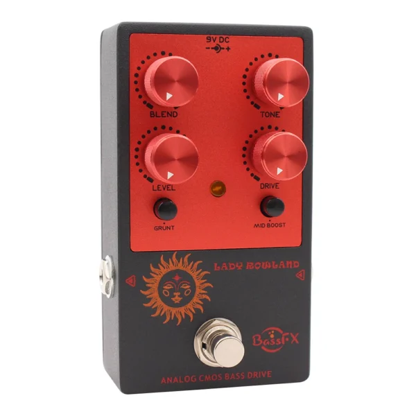 Fanmuzk Lady Rowland Bass Overdrive Pedal Drive Effect for Active/Passive Bass True Bypass - Image 2