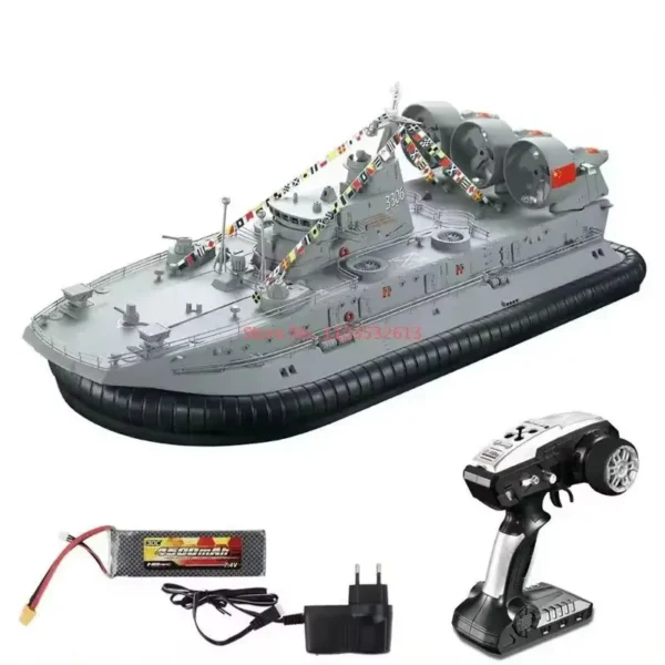 Hg C201 1/110 Buffalo Brushless Hovercraft Remote Control Ship Large Racing Landing Ship Amphibious - Image 6