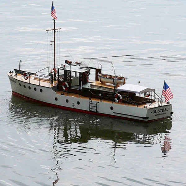 Wooden Yacht Northwest Wind Basswood Kit Assembled Ship Model