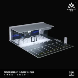[BMW] MoreArt 1:64 Car Showroom Miniature Landscape Car Theme Diorama Car Parking Lot Car Display/Collecction