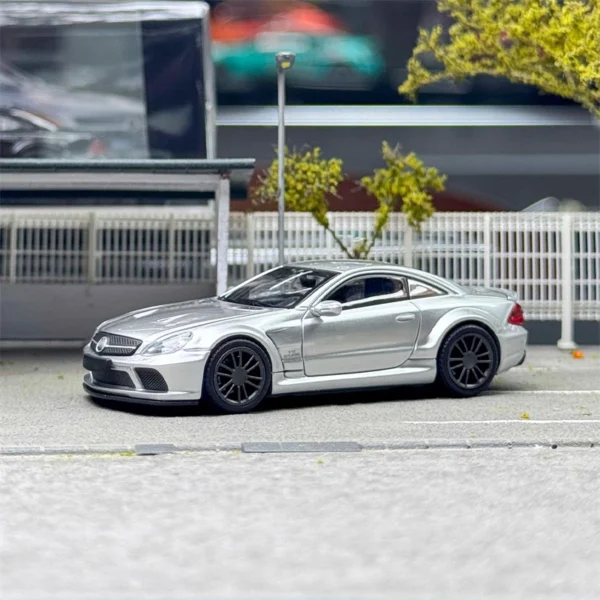 Gear Up Models/GUM 1:64 SL65 Black Series SL class 5 R230 2008 6.0L V12 Die-Cast Car Model Collection Miniature - Image 4