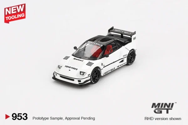 MINIGT 1/64 Mazda AZ 1 Liberty Walk LB40 White 2024 Tokyo Auto Salon MGT00953 CH Cars Alloy Diecast Metal Model Kids Toys Boys - Image 2