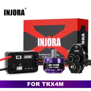 INJORA MBL32 G2 Waterproof Brushless ESC & 2204 Fat Viper Outrunner Motor for 1/18 TRX4M