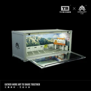 Time Box & MoreArt First text D Container Diorama Version Simulation Model for Gift& Collection & Display