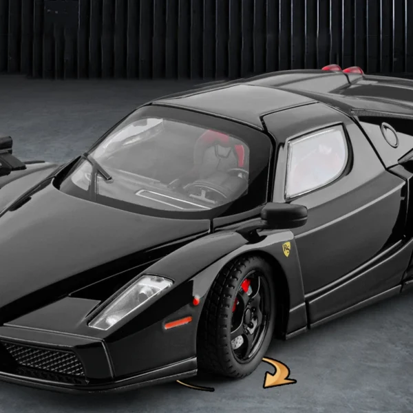 1:24 ENZO Alloy Sports Car Model Diecast Metal Racing Super Vehicles Car Model High Simulation Sound and Light Children Toy Gift - Image 5