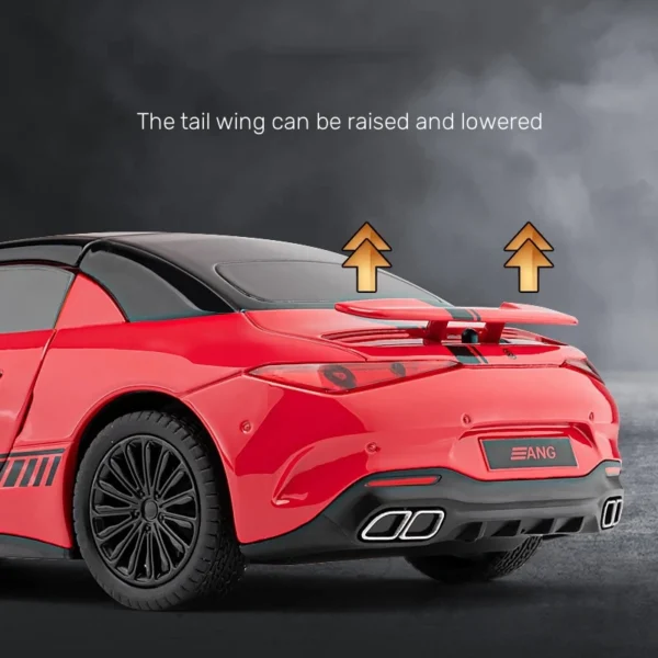New 1:22 Benzs SL63 Supercar Alloy Die Cast Toy Car Model Sound and Light Children's Toy Collectibles Birthday gift - Image 3