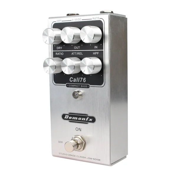 Demonfx CALL76 Based on Origin Effcts CALL76 Compact Bass The CALL76 Compact Compact Basss Guitar Effect Pedal Compressor - Image 5