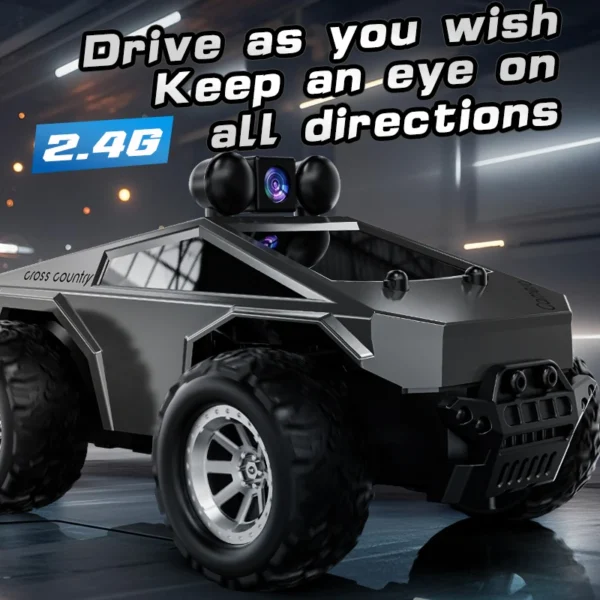 Rc Car with Camera High Speed Climbing Car Wifi Picture 1:28 Remote Control Off Road Vehicle Real Time Transmission Wireless Toy - Image 2