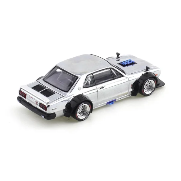 XCARTOYS 1/64 SKYLINE GT R V8 DRIFT(HAKOSUKA) Electroplated Color Car Alloy Toys Vehicle Diecast Metal Model Kids Toys Boys - Image 4