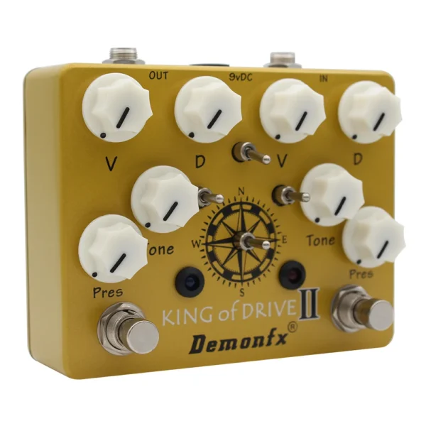 New High Quality Demonfx KING OF DRIVE II Upgrade Version Overdrive Boost Distortion Guitar Effect Pedal Based On KING OF TONE - Image 3