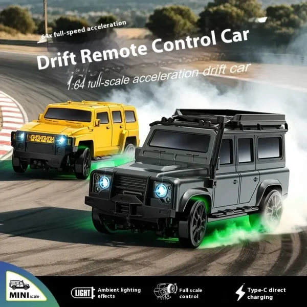 New Rc Remote Control Car Toy Professional Four Wheel Drive High Speed Mini Off Road Remote Control Small Car Boy Drift Car - Image 3