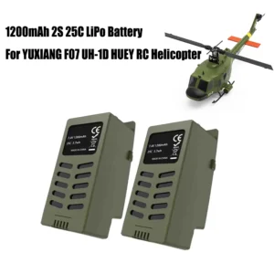 2pcs YUXIANG F07 UH 1D HUEY RC Helicopter 1200 mAh LiPo Battery Original Spare Parts