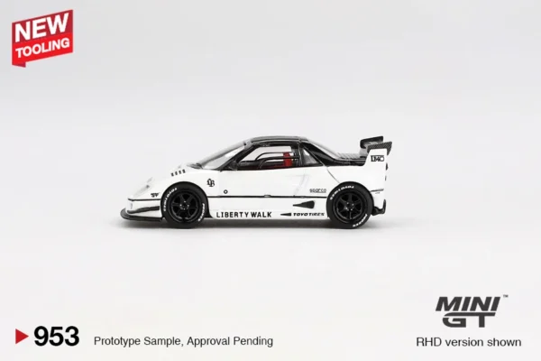 MINIGT 1/64 Mazda AZ 1 Liberty Walk LB40 White 2024 Tokyo Auto Salon MGT00953 CH Cars Alloy Diecast Metal Model Kids Toys Boys - Image 4