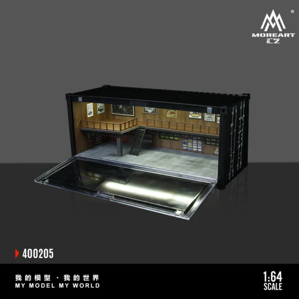 More Art 1:64 Container Repair Shop Lighting Diorama Light Version Diorama for Display&Collection&Gift - Image 4