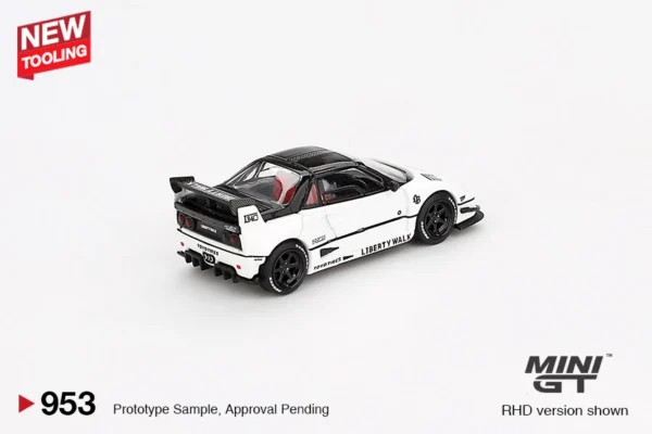 MINIGT 1/64 Mazda AZ 1 Liberty Walk LB40 White 2024 Tokyo Auto Salon MGT00953 CH Cars Alloy Diecast Metal Model Kids Toys Boys - Image 3