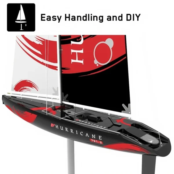 Remote Control Orance 791 2 Sailing Race Remote Control Boat Electric Toy Boat Remote Control High Speed Sailing Model 99cm Gift - Image 6