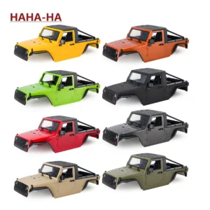 313mm Wheelbase Hard Plastic Pickup Body Shell Unassembled Kit for 1/10 RC Crawler Car Axial SCX10 90046 Jeep Wrangler