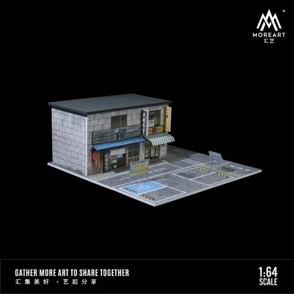 More Art 1:64 Parking Lot Diorama Restaurant Lighting Diorama for Display&Collection&Gift - Image 5