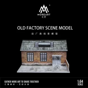More Art 1:64 Parking Lot Diorama Old Factory Lighting Diorama for Display&Collection&Gift