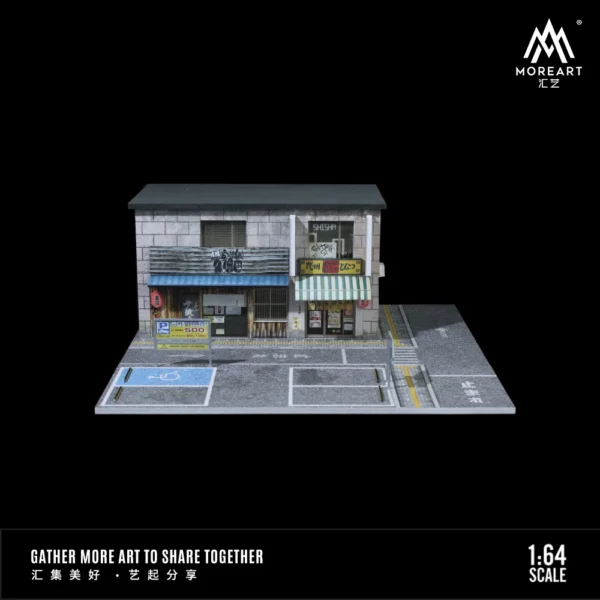 More Art 1:64 Parking Lot Diorama Restaurant Lighting Diorama for Display&Collection&Gift - Image 3