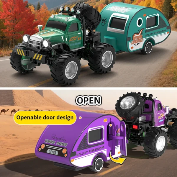 New 1:64 Rc Car Mini 2.4Ghz City Road Handle High Speed Alloy All Terrain Remote Control Car Dual Control Children's Toys Gifts - Image 5