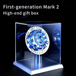 Genuine Arc Reactors Tony Stark's Heart Figures with LED Lights 1:1 Chest lamp toy