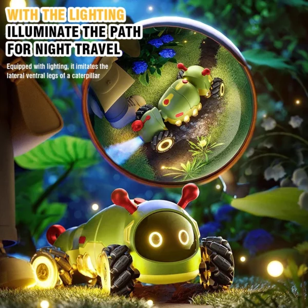 Intelligent Remote Control Insect 4WD RC Stunt Car with Spray Light Radio Controlled Animals Electric Toys for Kids Gifts - Image 6