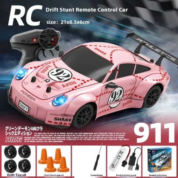 1/24 2.4g 4wd Remote Control Vehicle Mini High Speed Racing Rc Car High Speed Drift Stunt Toys For Boys Children Christmas Gifts - Image 5