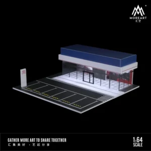 [Toyota] MoreArt 1:64 Car Showroom Miniature Landscape Car Theme Diorama Car Parking Lot Car Display/Collecction