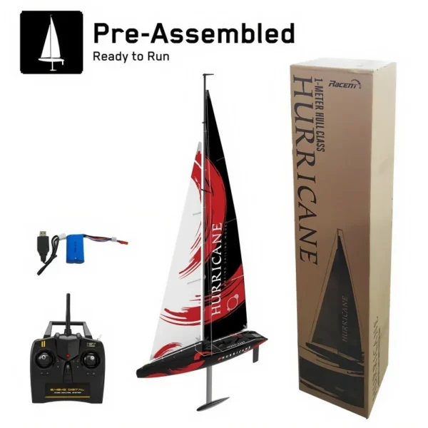 Remote Control Orance 791 2 Sailing Race Remote Control Boat Electric Toy Boat Remote Control High Speed Sailing Model 99cm Gift - Image 2