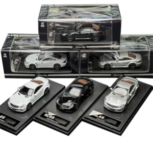 Gear Up Models/GUM 1:64 SL65 Black Series SL class 5 R230 2008 6.0L V12 Die-Cast Car Model Collection Miniature
