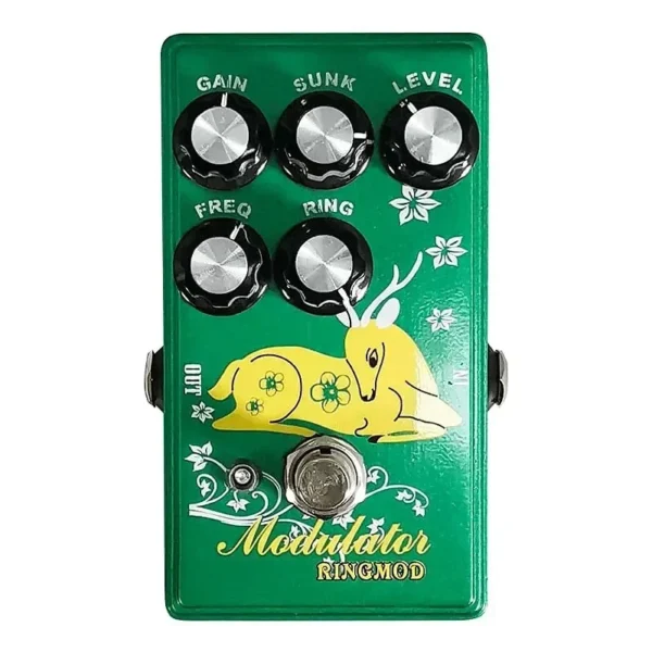 Ginean Ringmod Pedal Hairy Fuzz Overdrive Distortion Effect Boost Pedal - Image 2