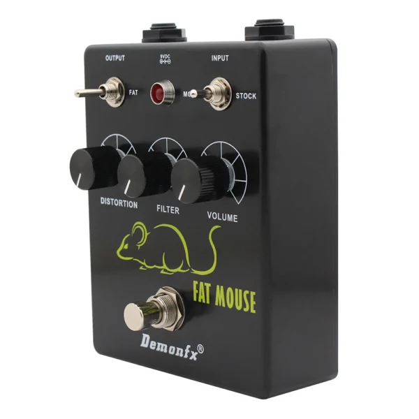 NEW Demonfx FAT MOUSE Guitar Effect Pedal FUZZ Distortion With True Bypass - Image 2