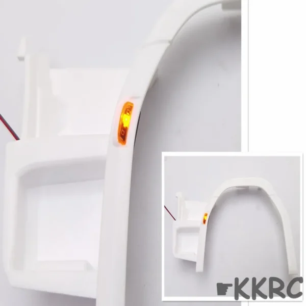 For 1/14 Tamiya Truck Tractor Scania 56368 770s 1 Pair Front Wheel Eyebrow Lamp Lights Holder DIY RC Cars Upgrade Accessories - Image 2