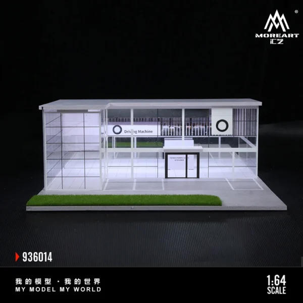 More Art 1:64 Double Layer Lighting Parking Lot Diorama Building & Construction Toys For Display&Collection&Gift - Image 2