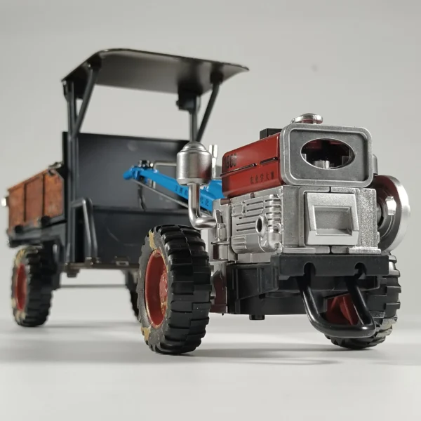 foambox:Spary 1:24 Walking Tractor Alloy Diecast Retro Truck Model Home Interior Decoration Collection Ornament With Sound Light Toys - Image 6