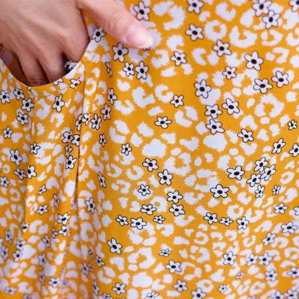 2025 Plus Size Dress Summer Dress Robe Femme Womens Casual Short Sleeve Boho Vintage Print Long Dress Beach - Image 5