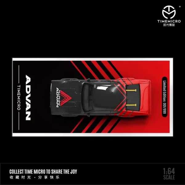 TimeMicro 1:64 KPGC110 ADVAN Painting Alloy Car Model for Collection&Display&Gift - Image 6