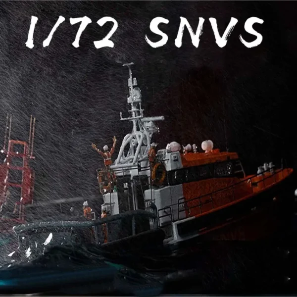1/72 Realistic Remote Control Model Ship Remote Control Ship Model Kit Rescue Ship Toy Small and Exquisite Boat Model Gifts - Image 2