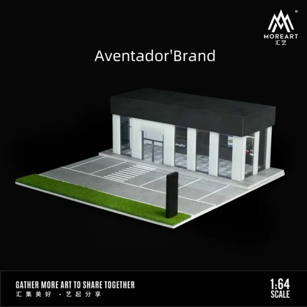 [aventador brand] MoreArt+TimeMicro 1:64 Sun Room Light version assembly Display Scene