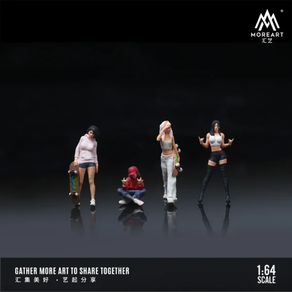 More Art 1:64 Street Fashion Play Action Figure Doll Set For Display & Collection & Gift - Image 4