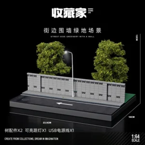 [SCJ 82032] Collector 1/64 Car Model Parking Lot Simulation Garage Toy Storage Rack Display Cabinet Medium Miniature Scene  Repair Workshop