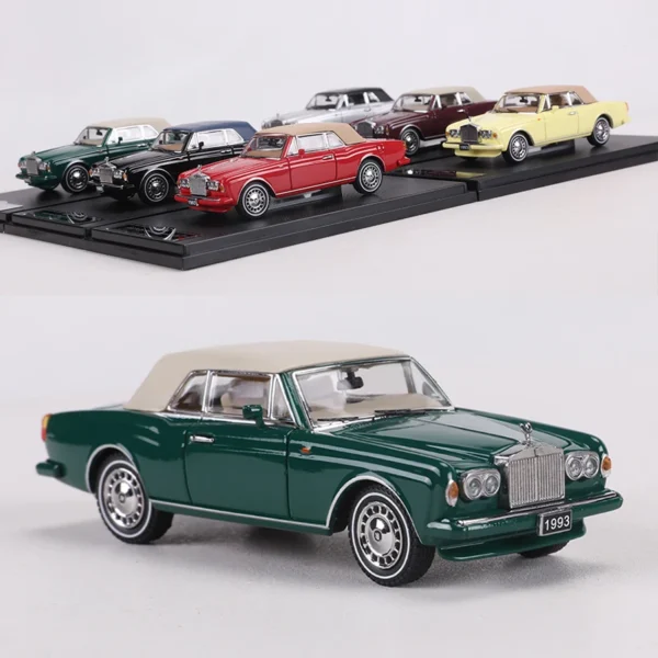 GFCC 1:64 1993 Corniche IV Convertible Car Alloy Model Car - Image 2